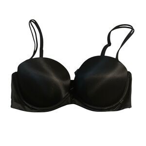 Victoria's Secret 32D Black Underwire Multi-Way Demi Bra